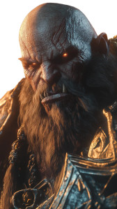 Orgrim Doomhammer Portrait Vinyl Car Decal Sticker – Waterproof & UV-Resistant 4.85"