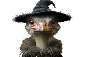 Ostrich Mink Witch Hat Vinyl Car Decal Sticker – Waterproof & UV-Resistant 6.0" Ostrich Mink Witch Hat Vinyl Car Decal Sticker – Waterproof & UV-Resistant 6.0"