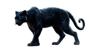 Panther Character Sheet Vinyl Car Decal Sticker – Waterproof & UV-Resistant 7.14"