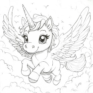 Pegasus Flying Chibi Vinyl Car Decal Sticker – Waterproof & UV-Resistant 4.0" Pegasus Flying Chibi Vinyl Car Decal Sticker – Waterproof & UV-Resistant 4.0"