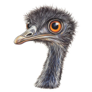Pencil Emu Sticker Vinyl Car Decal Sticker – Waterproof & UV-Resistant 4.0" Pencil Emu Sticker Vinyl Car Decal Sticker – Waterproof & UV-Resistant 4.0"