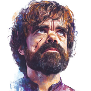 Peter Dinklage Portrait Vinyl Car Decal Sticker – Waterproof & UV-Resistant 4.0"