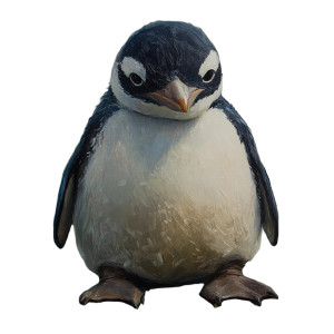 Pingouin Knees Vinyl Car Decal Sticker – Waterproof & UV-Resistant 4.0"