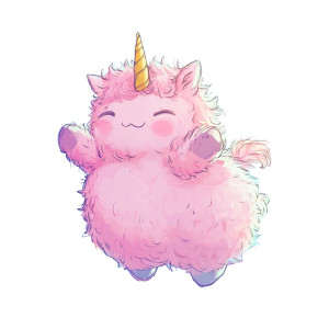 Pink Unicorn Dancing Rainbows Vinyl Car Decal Sticker – Waterproof & UV-Resistant 4.0"