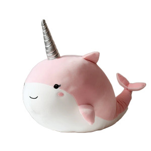 Pink White Whale Unicorn Vinyl Car Decal Sticker – Waterproof & UV-Resistant 4.0"