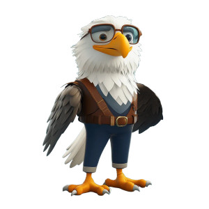 Pixar Eagle Pilot Cute Vinyl Car Decal Sticker – Waterproof & UV-Resistant 4.0" Pixar Eagle Pilot Cute Vinyl Car Decal Sticker – Waterproof & UV-Resistant 4.0"