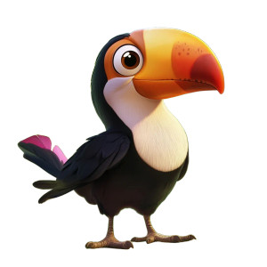Pixar Toucan Vinyl Car Decal Sticker – Waterproof & UV-Resistant 4.0" Pixar Toucan Vinyl Car Decal Sticker – Waterproof & UV-Resistant 4.0"