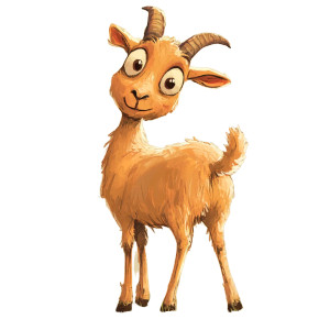 Playful Cartoon Goat Vinyl Car Decal Sticker – Waterproof & UV-Resistant 4.0" Playful Cartoon Goat Vinyl Car Decal Sticker – Waterproof & UV-Resistant 4.0"