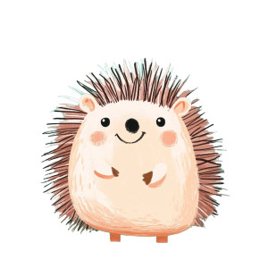 Playful Hedgehog Illustration Vinyl Car Decal Sticker – Waterproof & UV-Resistant 4.0" Playful Hedgehog Illustration Vinyl Car Decal Sticker – Waterproof & UV-Resistant 4.0"