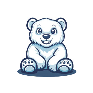 Polarbear Mascot Logo Vinyl Car Decal Sticker – Waterproof & UV-Resistant 4.0" Polarbear Mascot Logo Vinyl Car Decal Sticker – Waterproof & UV-Resistant 4.0"