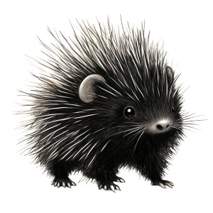 Porcupine Pencil Sketch Clipart Vinyl Car Decal Sticker – Waterproof & UV-Resistant 4.0" Porcupine Pencil Sketch Clipart Vinyl Car Decal Sticker – Waterproof & UV-Resistant 4.0"