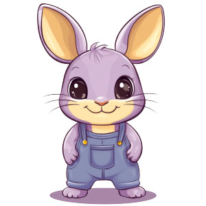 Purple Kangaroo Kawaii Hello Kitty Vinyl Car Decal Sticker – Waterproof & UV-Resistant 4.0"