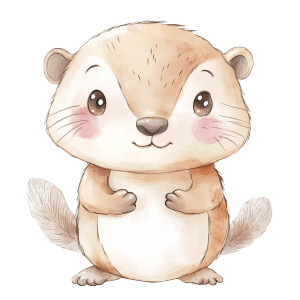 Cute Chibi Beaver Clipart Vinyl Car Decal Sticker – Waterproof & UV-Resistant 4.0" Cute Chibi Beaver Clipart Vinyl Car Decal Sticker – Waterproof & UV-Resistant 4.0"