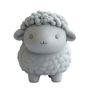 Cute Sheep Toy Minimalist Vinyl Car Decal Sticker – Waterproof & UV-Resistant 4.0" Cute Sheep Toy Minimalist Vinyl Car Decal Sticker – Waterproof & UV-Resistant 4.0"