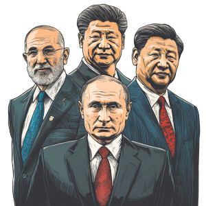 Dictators Club Russia Iran Vinyl Car Decal Sticker – Waterproof & UV-Resistant 4.0"