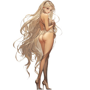 Elegant Woman Anime Illustration Vinyl Car Decal Sticker – Waterproof & UV-Resistant 4.0" Elegant Woman Anime Illustration Vinyl Car Decal Sticker – Waterproof & UV-Resistant 4.0"