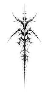 Gothic Thorns Tattoo Vinyl Car Decal Sticker – Waterproof & UV-Resistant 4.0" Gothic Thorns Tattoo Vinyl Car Decal Sticker – Waterproof & UV-Resistant 4.0"