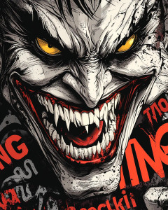 Joker Laughing Comic Horror Vinyl Car Decal Sticker – Waterproof & UV-Resistant 4.0" Joker Laughing Comic Horror Vinyl Car Decal Sticker – Waterproof & UV-Resistant 4.0"