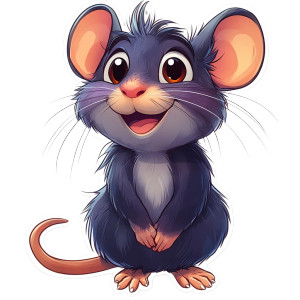 Purple Rat Sticker Vinyl Car Decal Sticker – Waterproof & UV-Resistant 4.0" Purple Rat Sticker Vinyl Car Decal Sticker – Waterproof & UV-Resistant 4.0"