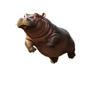 Pygmy Hippo Jumping Vinyl Car Decal Sticker – Waterproof & UV-Resistant 4.0" Pygmy Hippo Jumping Vinyl Car Decal Sticker – Waterproof & UV-Resistant 4.0"