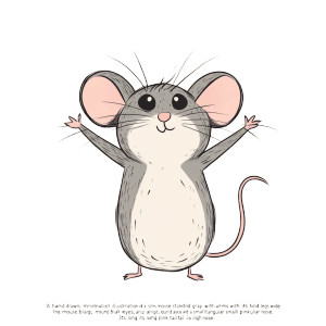 Quirky Mouse Illustration Vinyl Car Decal Sticker – Waterproof & UV-Resistant 4.0" Quirky Mouse Illustration Vinyl Car Decal Sticker – Waterproof & UV-Resistant 4.0"