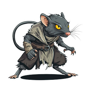 Rat King Rags Yellow Eyes Vinyl Car Decal Sticker – Waterproof & UV-Resistant 4.0"