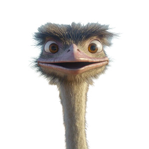 Realistic Animated Ostrich Vinyl Car Decal Sticker – Waterproof & UV-Resistant 4.0" Realistic Animated Ostrich Vinyl Car Decal Sticker – Waterproof & UV-Resistant 4.0"