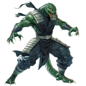 Reptile Monstrous Transformation Seinen Vinyl Car Decal Sticker – Waterproof & UV-Resistant 4.0"