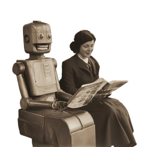 Retro Sepia 50S Robot Vinyl Car Decal Sticker – Waterproof & UV-Resistant 4.0" Retro Sepia 50S Robot Vinyl Car Decal Sticker – Waterproof & UV-Resistant 4.0"
