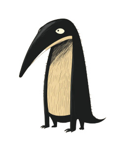 Sad Anteater Illustration Vinyl Car Decal Sticker – Waterproof & UV-Resistant 4.0" Sad Anteater Illustration Vinyl Car Decal Sticker – Waterproof & UV-Resistant 4.0"