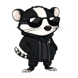 Salesforce Opossum Trailblazer Vinyl Car Decal Sticker – Waterproof & UV-Resistant 4.0"