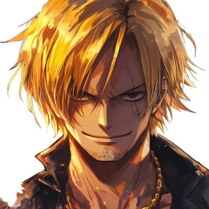 Sanji One Piece Vinyl Car Decal Sticker – Waterproof & UV-Resistant 4.0"