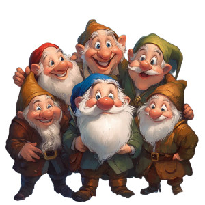 Seven Dwarves Swxy Vinyl Car Decal Sticker – Waterproof & UV-Resistant 4.0"