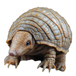 Short Legs Armadillo Vinyl Car Decal Sticker – Waterproof & UV-Resistant 4.0"