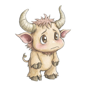 Shy Blushed Minotaur Vinyl Car Decal Sticker – Waterproof & UV-Resistant 4.0" Shy Blushed Minotaur Vinyl Car Decal Sticker – Waterproof & UV-Resistant 4.0"
