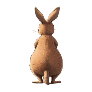 Shy Wallaby Comic Vinyl Car Decal Sticker – Waterproof & UV-Resistant 4.0"