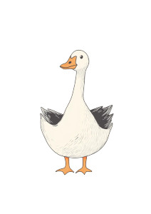 Silly Goose Greeting Vinyl Car Decal Sticker – Waterproof & UV-Resistant 4.0" Silly Goose Greeting Vinyl Car Decal Sticker – Waterproof & UV-Resistant 4.0"