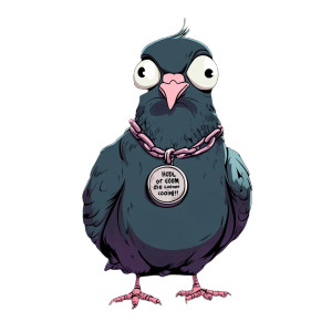 Silly Pigeon Crypto Vinyl Car Decal Sticker – Waterproof & UV-Resistant 4.0" Silly Pigeon Crypto Vinyl Car Decal Sticker – Waterproof & UV-Resistant 4.0"
