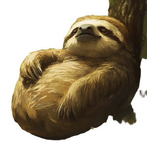 Sleep Deprived Pregnant Sloth Vinyl Car Decal Sticker – Waterproof & UV-Resistant 4.0"