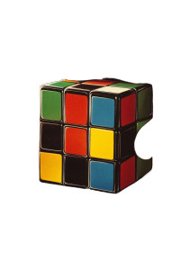 1980S Rubiks Cube Ad Vinyl Car Decal Sticker – Waterproof & UV-Resistant 4.48"