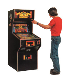 1983 Arcade Game Ad Elon Font Vinyl Car Decal Sticker – Waterproof & UV-Resistant 4.0"