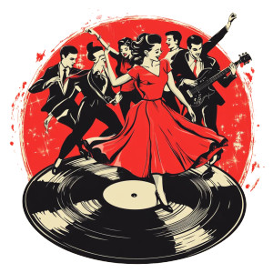 50S Rock Band Dancing Vinyl Car Decal Sticker – Waterproof & UV-Resistant 4.0" 50S Rock Band Dancing Vinyl Car Decal Sticker – Waterproof & UV-Resistant 4.0"