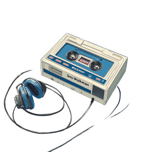 80S Cassette Tape Cover Vinyl Car Decal Sticker – Waterproof & UV-Resistant 4.0"