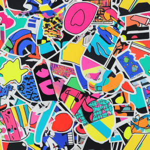 90S Bright Stickers Vinyl Car Decal Sticker – Waterproof & UV-Resistant 4.0" 90S Bright Stickers Vinyl Car Decal Sticker – Waterproof & UV-Resistant 4.0"