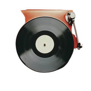 90S Record Player Wide Angle Vinyl Car Decal Sticker – Waterproof & UV-Resistant 4.0"