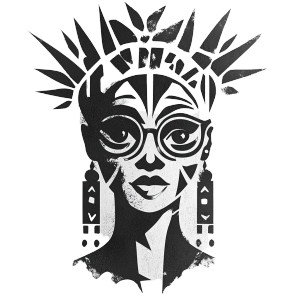 African Skull Minimalist Vinyl Car Decal Sticker – Waterproof & UV-Resistant 4.0"