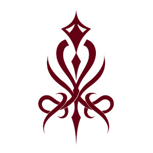 Amata Queen Symbol Vinyl Car Decal Sticker – Waterproof & UV-Resistant 4.0"