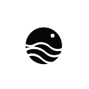 Black Logo Minimalistic Bold Vinyl Car Decal Sticker – Waterproof & UV-Resistant 4.0"