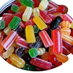 Colorful Hard Candy Tin Vinyl Car Decal Sticker – Waterproof & UV-Resistant 4.0"