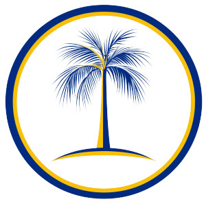 Contractor Logo Palm Tree Vinyl Car Decal Sticker – Waterproof & UV-Resistant 4.0"